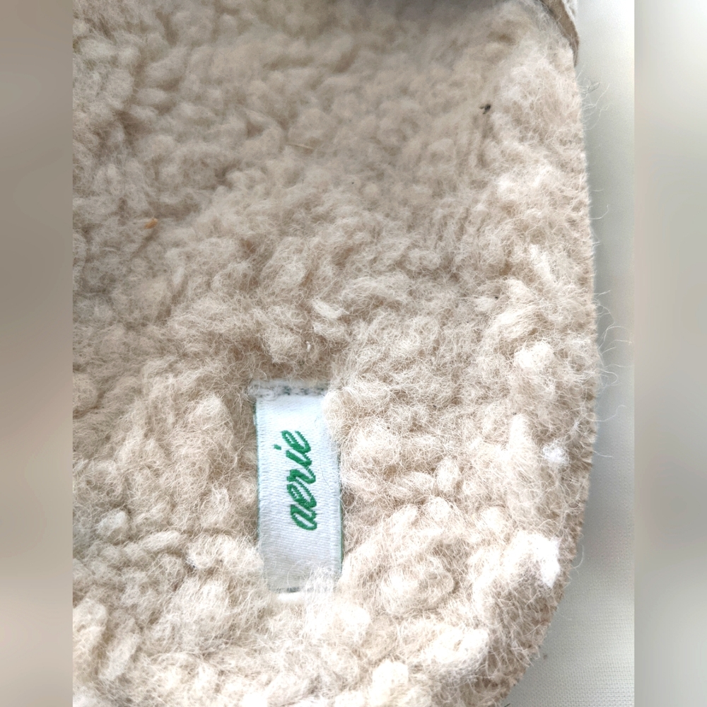Aerie Faux Fur Double Strap Sandals - Picture 4 of 6